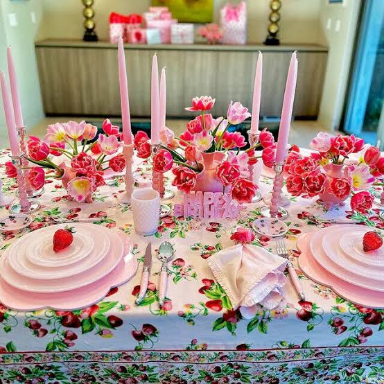 Birthday celebration decor