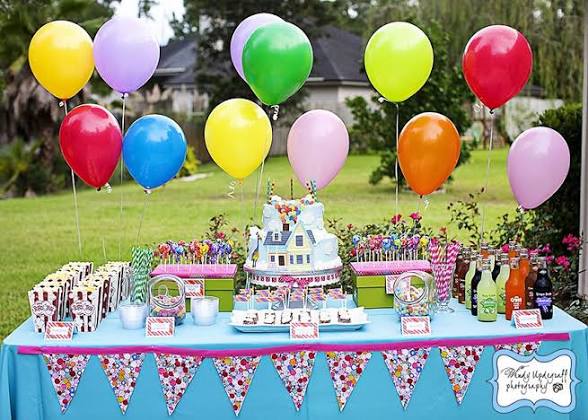 Birthday celebration decor