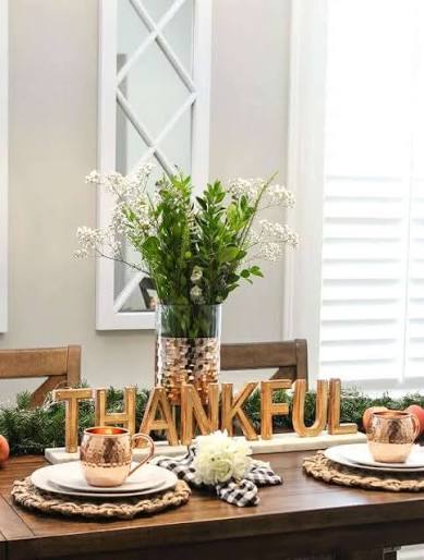 Social event decor setup
