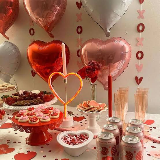 Valentine's event decor